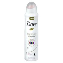 Dove Antiperspirante Spray Seco Invisível Acabamento Claro 3.8 Oz por Dove