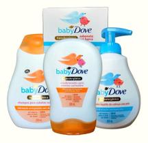 Dove Bebe Cacheados + Sabonete Cabeça Aos Pés + glicerina 4un