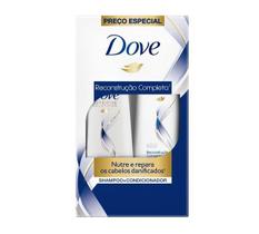 Dove Kit Shampoo 400ml + Condicionador Reconstrução Completa 200ml