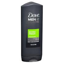 Dove Men + Care - Sabonete Líquido para Corpo e Rosto Extra Fresh (6 Unidades)