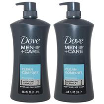 Dove Men Clean Comfort - Sabonete Líquido 2 Unidades de 1L (33,8 fl oz)