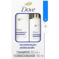 Dove Reconstrução + Aminoácido Shampoo 350ml + Condicionador 175ml