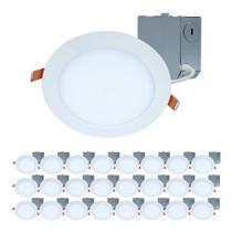Downlight HALO HLBE de 15 cm, fino, sem lata, embutido, pacote com 24