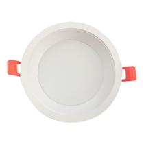 Downlight hide de embutir recuado led 12w 3000k 127/220v redondo
