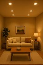 Downlight LED 35W COB Redondo Embutir Bivolt Branco Quente