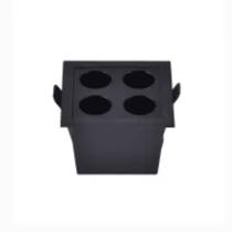 Downlight Powerus Embutir 35º 8W 4000K Preto Bivolt Nordecor