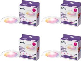 Downlight WiZ Connected Slim Color 2200K-6500K de 6 polegadas, pacote 4