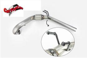 Downpipe golf gti mk7 mk7,5 2.0 220cv aço inox 409 3" x 2 1/2"