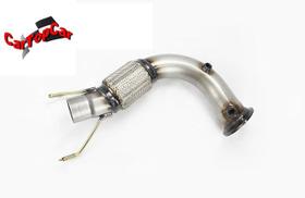 Downpipe mini cooper 2.0 f56 f57 bmw x2 b48 aço inox 409 3"