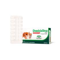 Doxiciclina Vetnil 25 mg 14 Comprimidos Para Cães e Gatos