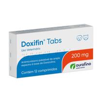 Doxifin Ourofino Doxiciclina 12 Comprimidos 200mg