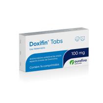 Doxifin Tabs 100 Mg Cães e Gatos 14 Comprimidos - Ourofino