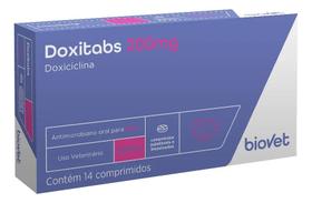 Doxitabs 200mg Com 14 Comprimidos Para Cães Biovet