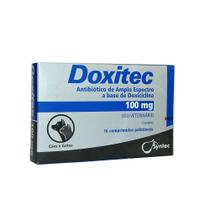 Doxitec Para Cães E Gatos 100mg 16 Comprimidos