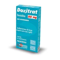 Doxitrat 80mg Antibacteriano Agener União 12 Comprimidos