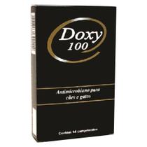 Doxy 100mg Antimicrobiano Para Cães e Gatos - 14 Comprimidos