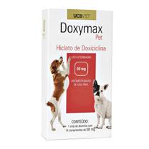 Doxymax Pet 50mg Com14 comprimidos UCBVET Doxymax Pet 50mg Com14 comprimidos UCBVET