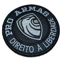 DPA006V 02 Pró Armas patch bordado Com Fecho Contato Gancho