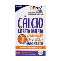 Dprev Cálcio 1.000 UI de Vitamina D3 c/ 60 Comprimidos
