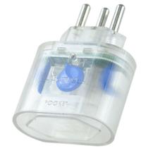 DPS - 1 tomada - iClamper Pocket (3P - 10A) - Transparente - 10199