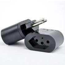 DPS 3 Pinos 20A Preto Pocket Anti Raio Surto Protetor Clamper