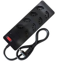 Dps + Filtro De Linha Iclamper Energia 8 Tom. Preto Clamper