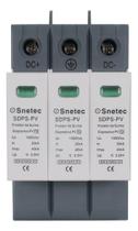 DPS Snetec Protetor Surtos 20/40kA 1000V DC CC Tripolar 3P