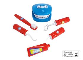 Dr Dentista Samba Toys com Boca e Acessorios Brinquedo Infantil