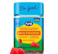 Dr Good Fini Kids Multigood Morango 30 Gomas Sabor:morango