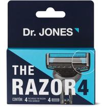 Dr. Jones Recarga De Aparelho De Barbear The Razor4 4 Unidades