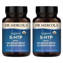 Dr. Mercola Orgánico 5-HTP con Raíz de Valeriana y Toronjil 60 Cápsulas Dr. Mercola Orgánico 5-HTP con Raíz de Valeriana y Toronjil 60 Cápsulas