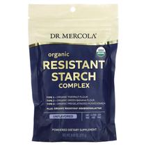 Dr. Mercola Unflavored Organic Resistant Starch Complex, 9,52 Oz. (30 porções), Não OGM, Sem glúten, Sem soja, USDA Orgânico