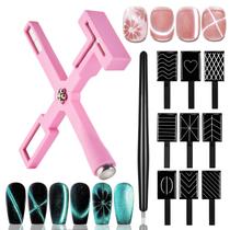 Dr.nail Kit de 11 Peças de Ímãs para Unhas Cat Eye Dr.nail Kit de 11 Peças de Ímãs para Unhas Cat Eye