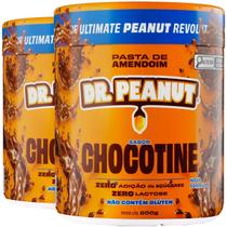 Dr. Peanut - Kit 2 Pasta De Amendoim Chocotine 600g Pote