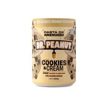 Dr Peanut Pasta de amendoim 250g Zero Açucar Cookies Cream