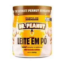 Dr Peanut Pasta de amendoim 600g Zero Açucar Sabor Leite Em Pó Dr Peanut Pasta de amendoim 600g Zero Açucar Sabor Leite Em Pó