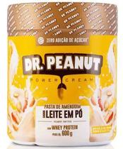 Dr. peanut pasta de amendoim sabor leite em pó 600g
