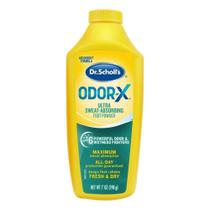 Dr. Scholls Odor-X Ultra Talco Anti Odor E Umidade - 198G
