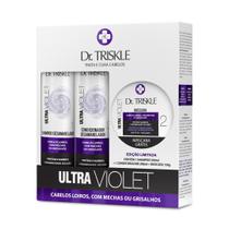 Dr. Triskle Kit Ultra Violet Shampoo 300ml + Condicionador 300ml + Máscara 150g