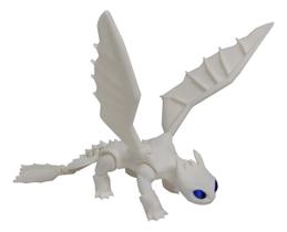 Dragão Articulado Banguela 3D Desdentado Como Treinar Seu Dragão Fúria Noturna Cor Branca Dragão Articulado Banguela 3D Desdentado Como Treinar Seu Dragão Fúria Noturna Cor Branca