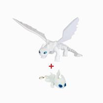 Dragão Articulado Banguela, Fúria da Noite + Brinde Chaveiro, Como Treinar o Seu Dragão