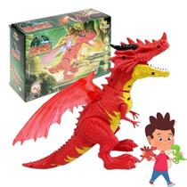 Dragão Articulado Luminoso Presente Para Menino Chega Logo
