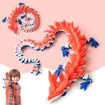 Dragão Articulado Meturebear Impresso em 3D 61 cm