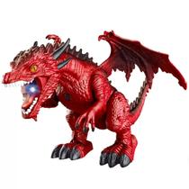 Dragão Articulado Vermelho De Fogo Ref Dg052 - POLIBRINQ
