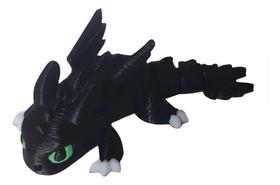 Dragão Banguela Articulado Impressão 3d Flexível Boneco Geek Dragão Banguela Articulado Impressão 3d Flexível Boneco Geek