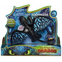 Dragão Banguela Fúria da Noite Toothless Deluxe Luz & Som Como Treinar O Seu Dragão 3 SUNNY 1453