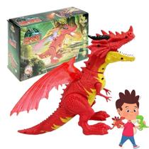Dragão Com Luz E Movimento Brinquedo Interativo Presente Dia Das Crianças Envio Imediato