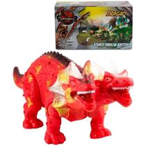 Dragão De Brinquedo 2 Cabeças Com Movimento Luzes Leds E Som Vermelho Dragão De Brinquedo 2 Cabeças Com Movimento Luzes Leds E Som Vermelho