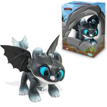 Dragão de Brinquedo Vinil Premium Como Treinar seu Dragão Dusk Pupee