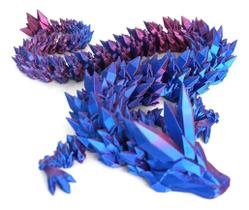 Dragão De Cristal 60cm Impresso Em 3d 24 Polegadas Moderno Dragão De Cristal 60cm Impresso Em 3d 24 Polegadas Moderno